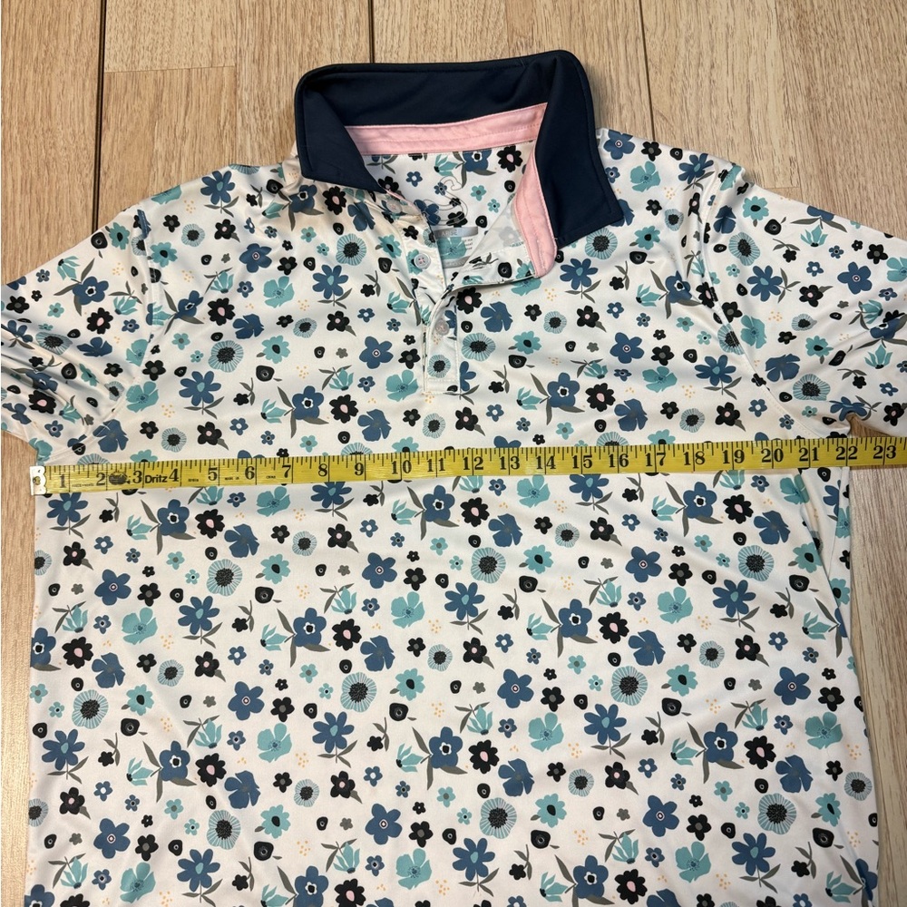 Swannies Golf Sanders Floral Polo - Picture 5 of 7